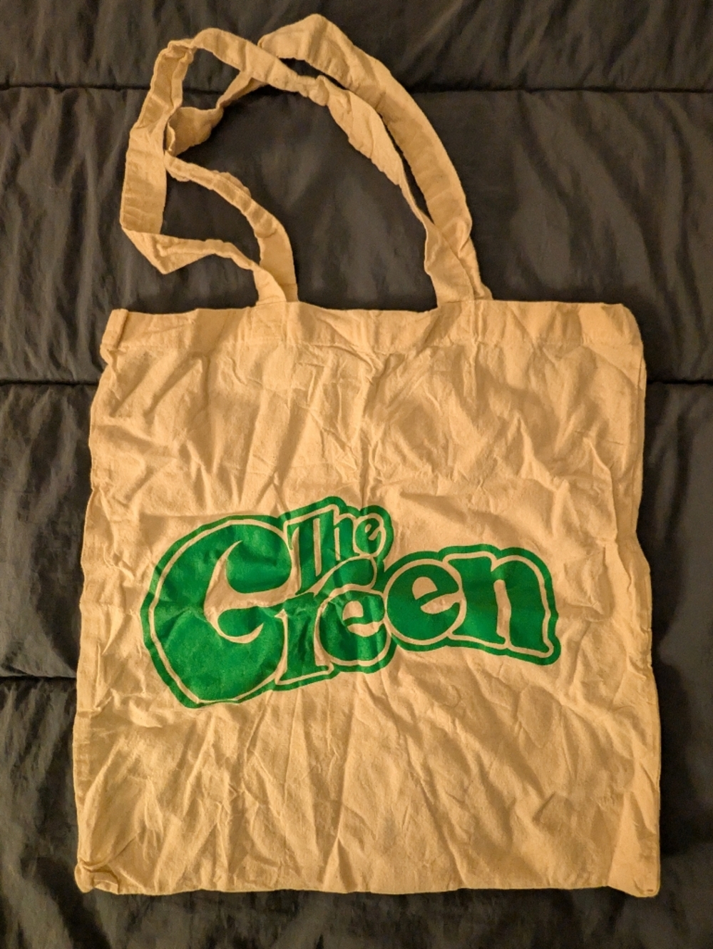 The Green Canvas Tote Bag